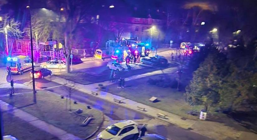 Tűz volt egy dorogi társasházban