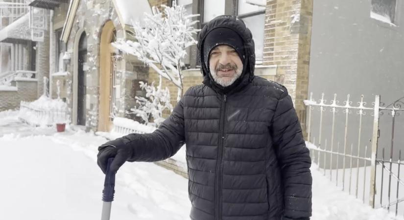 Rekord hóesés New Yorkban – „csontig hatoló” a hideg