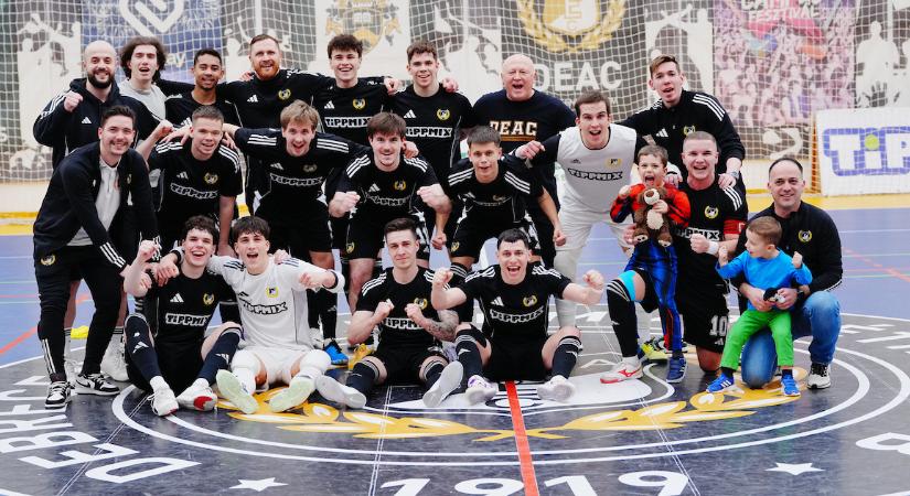 Remek sikerrel zárták az alapszakaszt a DEAC férfi futsalosai