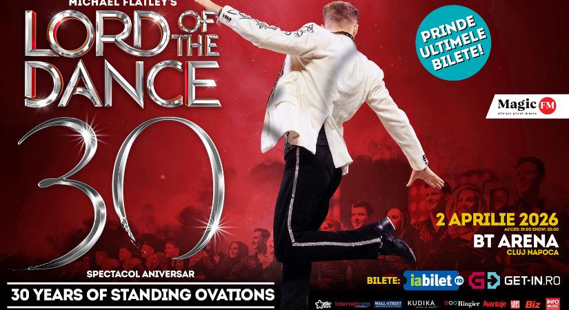 Ismét Romániában a Lord of the Dance – Jubileumi előadás Kolozsváron és Bukarestben