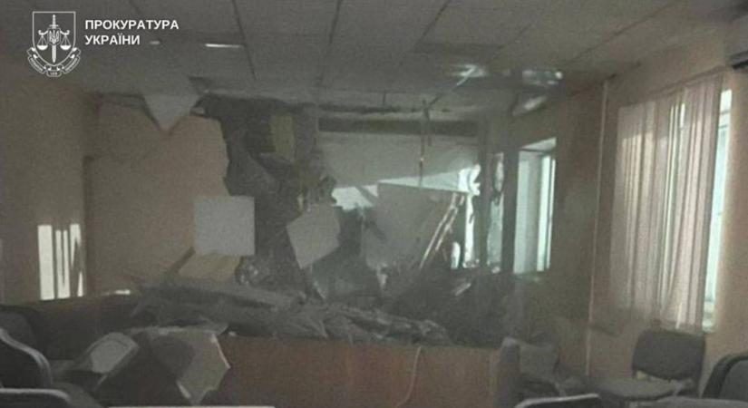 Terrortámadás Dnyipróban: robbanás történt a rendőrkapitányságon