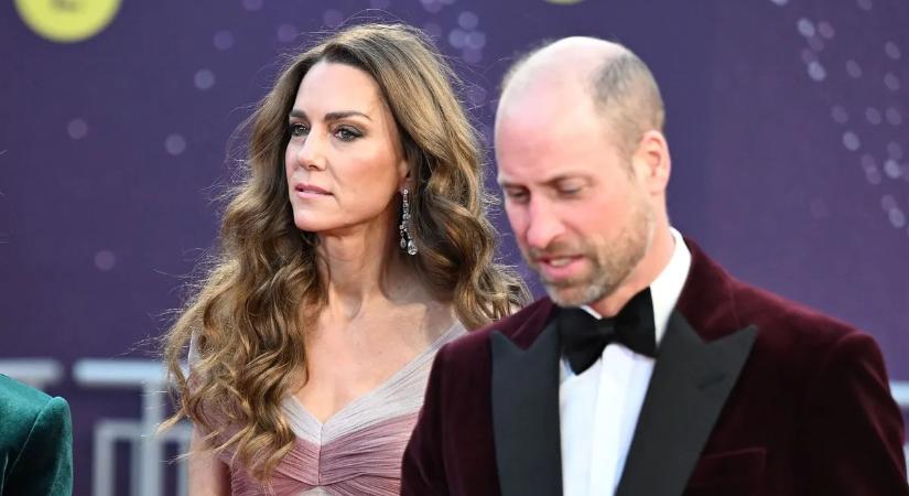 Szájról olvasó buktatta le Vilmos herceget: ezzel a 3 szóval figyelmeztette Katalin hercegnét a BAFTA-gálán