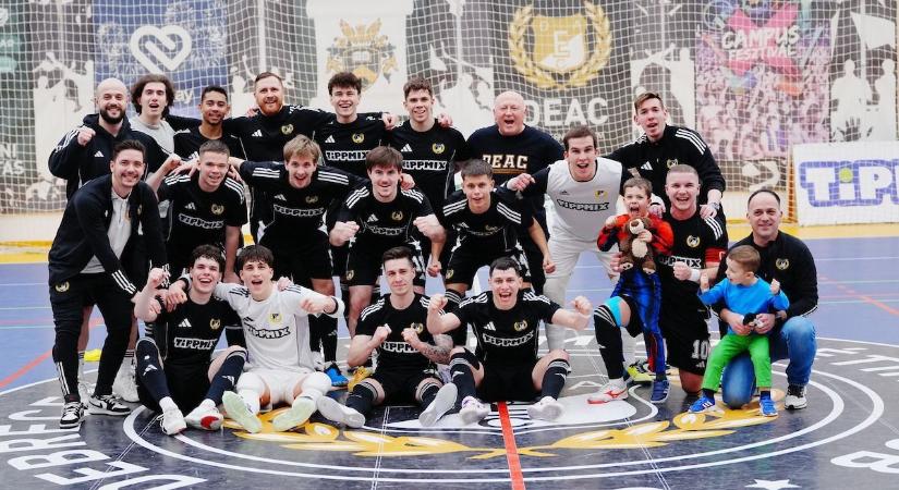 Az Újpestet is legyőzték a DEAC futsalosai