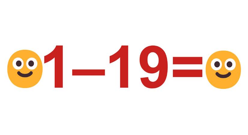 Rapid matek: ön kész zseni, ha 15 másodperc alatt megmondja, milyen számjegyek illenek az emojik helyére