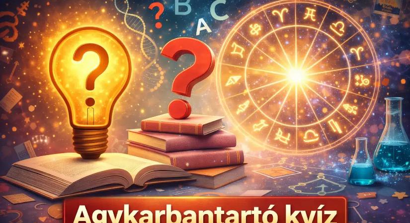Agykarbantartó kvíz: Csak a legprofibbak tudnak mind az 5 kérdésre helyesen válaszolni. Te köztük vagy?
