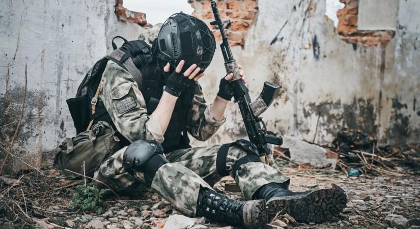 Az ukrán katonák az I. világháborút idézik meg