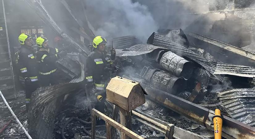 Piacra zuhant Iránban egy katonai helikopter