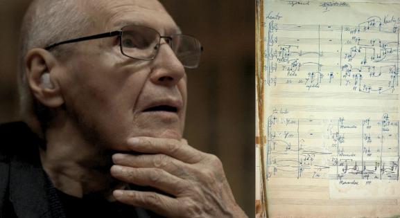 Kurtág György is elérzékenyült a most felfedezett kézirata láttán