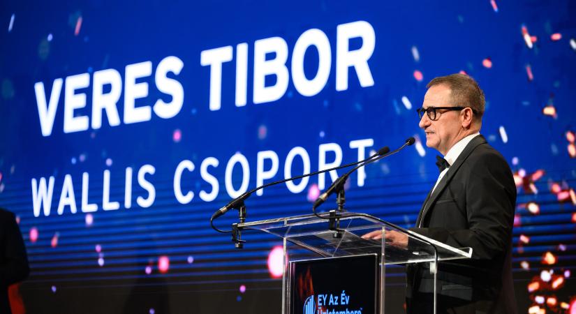 Veres Tibor, a Wallis Csoport alapítója az EY Az Év Üzletembere Díj győztese