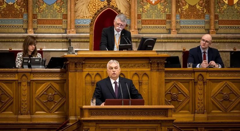 Orbán Viktor a baloldalnak a parlamentben: Önök mindannyian az ukránok oldalára álltak a saját hazájukkal szemben