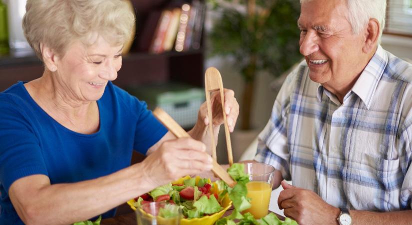 Zöldség, gyümölcs, és gabona fogyasztása időskorban