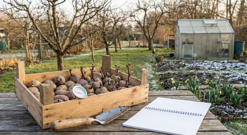 Korai burgonyázás február végén – türelmetlen kertészek kézikönyve