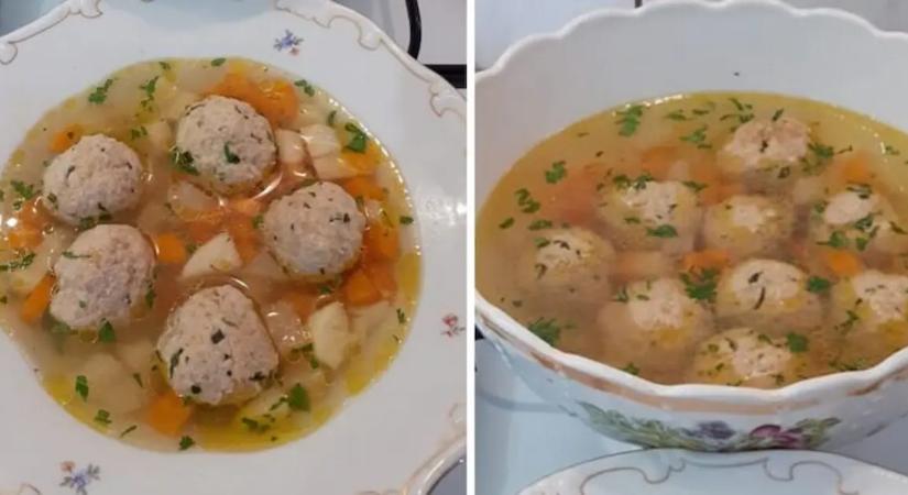 A tökéletes húsgombóc leves recept, mert imádjuk