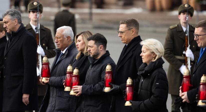 Uniós vezetők: Lesz megoldás Ukrajna támogatására akkor is, ha Orbán Viktor a korábbi döntést felrúgva próbálja gáncsolni a Kijevnek nyújtott hitelt