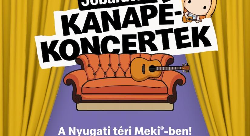 Akusztikus kanapékoncertekkel és a várva várt Friends-bögrékkel erősít a Jóbarátok a Mekiben