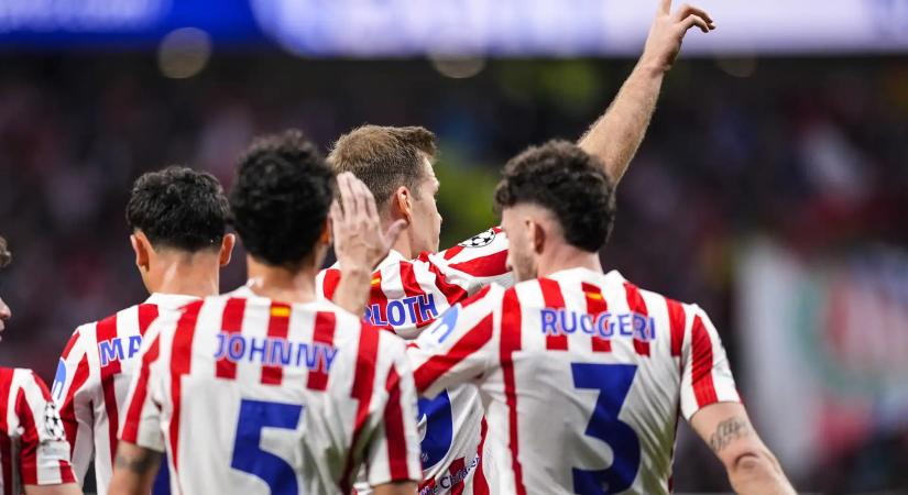 Bajnokok Ligája: Sörloth mesterhármasával jutott nyolcaddöntőbe az Atlético Madrid