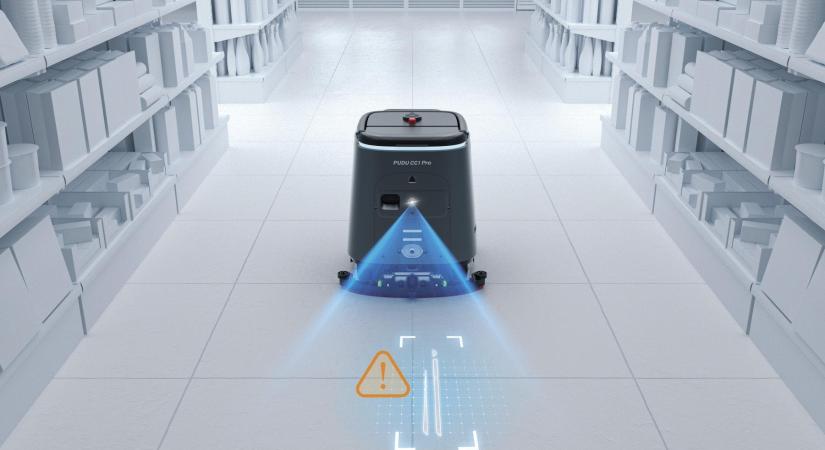 PUDU CC1 Pro AI-vezérelt autonóm tisztítórobot