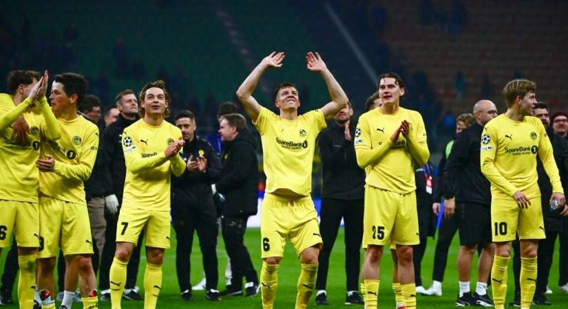 Bombameglepetés a BL-ben: a norvég kiscsapat kettős győzelemmel búcsúztatta a tavalyi döntős Intert