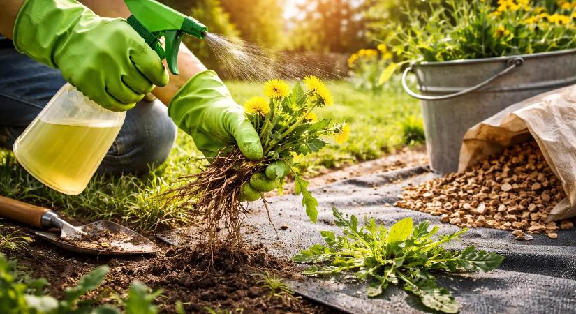 Ezzel a módszerrel úgy írhatod ki a gyomokat, hogy egész nyárra le lesz a gond