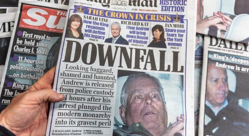 Befejezték a házkutatást Andrew Mountbatten-Windsornál, a néhai András hercegnél