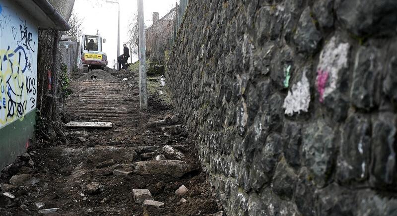 Megkezdődött a Tündérparti lépcsősor felújítása