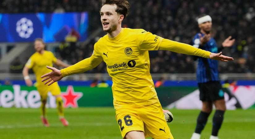 Szenzáció a BL-ben: a Bodö/Glimt búcsúztatta az Intert
