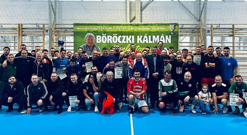 Focitornán emlékeztek Böröczki Kálmánra barátai Kónyban, csupaszív ember volt