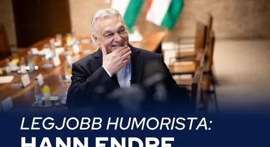Orbán Viktor a Medián Tisza-előnyt mutató felméréséről: Hann Endre a legjobb humorista