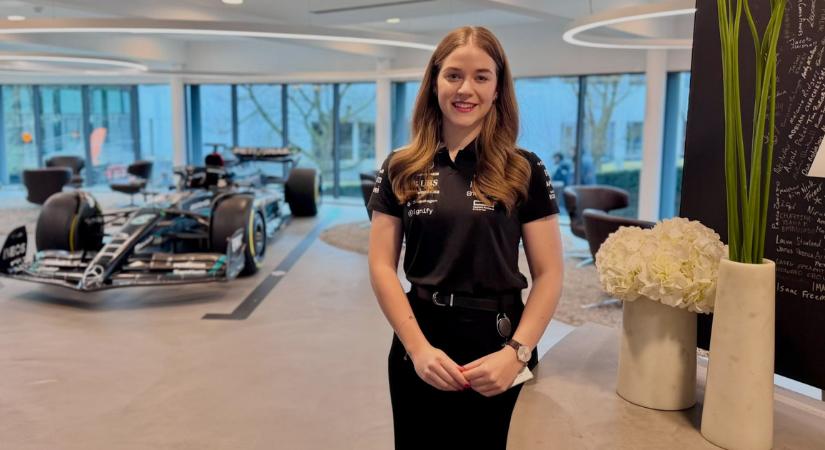 Fiatal magyar mérnök dolgozik a Mercedes Formula–1-es csapatnánál