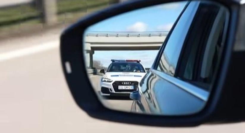 Videón a lefoglalt Audi – Brutális tempóban üldözi a bűnt a magyar rendőrség új fegyvere