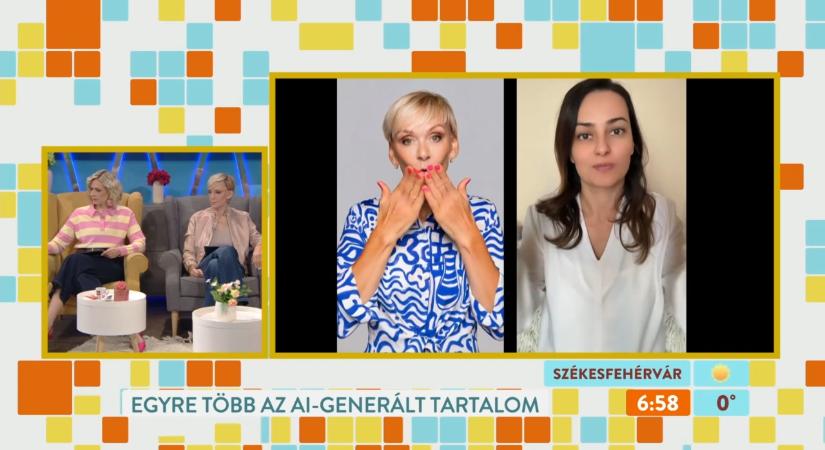 Jakupcsek Gabriella döbbenten nézte: az AI percek alatt átalakította fotóját