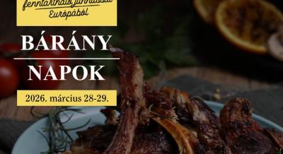 Bárány Napok – Gasztronómiai kaland 2026. március 28–29-én!