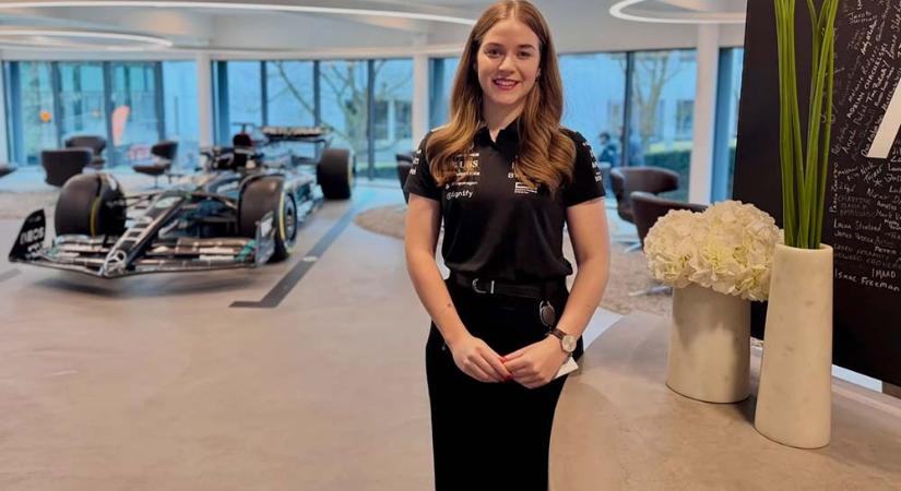 Bemutatjuk a fiatal magyar mérnöklányt, aki az F1-es Mercedest fejleszti