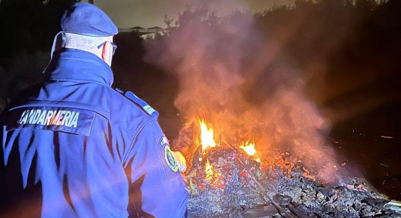 Hulladékot égetett egy férfi a gázvezeték közelében – megbüntették