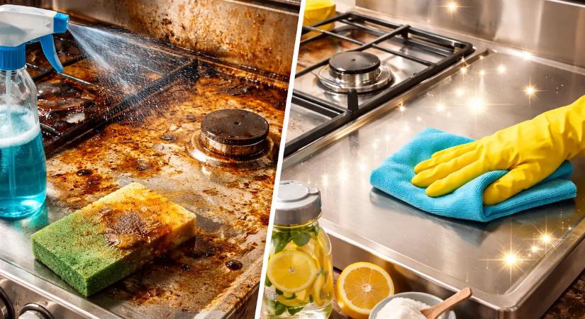 A legegyszerűbb módja a lerakódott zsír eltávolításának a konyhai készülékekről hogy újra újszerűek legyenek