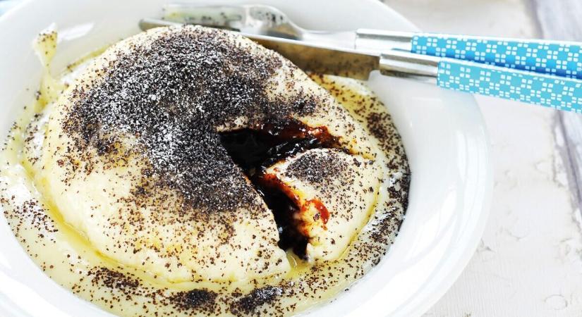 Mákos gőzgombóc vaníliasodóval