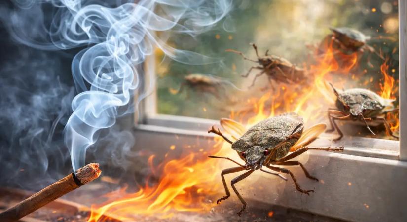 A büdös poloskák csak egy dologtól félnek: úgy menekülnek előle, mint az ördög a füstölőtől.