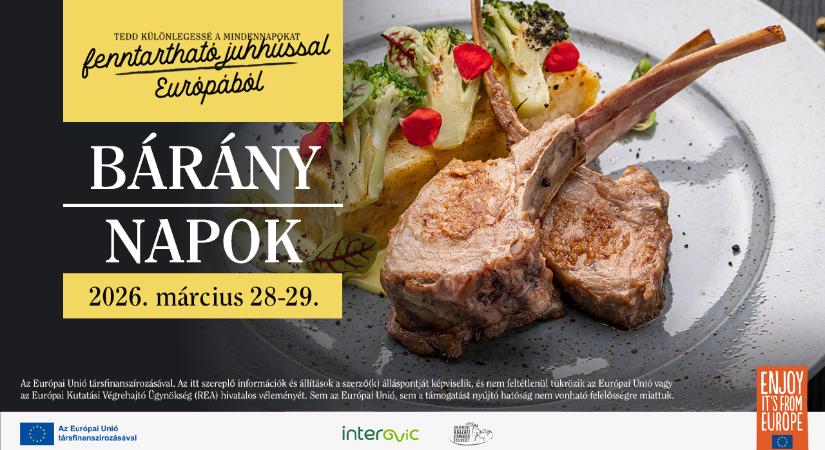 Ismét érkezik a Bárány Napok – Gasztronómiai kaland március 28–29-én!