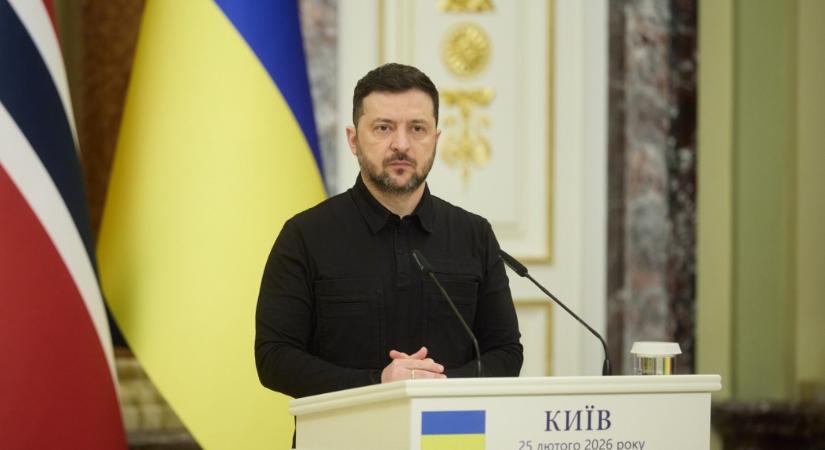 Zelenszkij reagált a Kreml nukleáris retorikájára