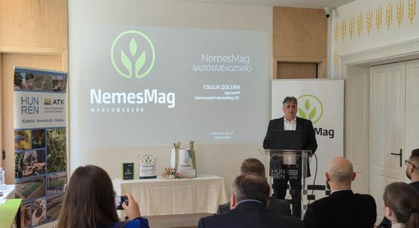 Új márka született Martonvásáron – Bemutatkozott a Martonvásári NemesMag Kft.
