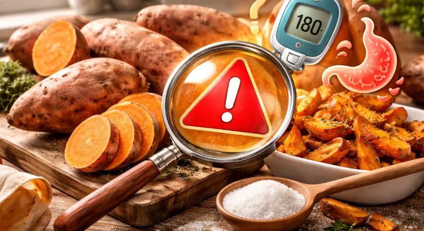 Sok magyar édesburgonyát eszik úgy, hogy nem ismerik a negatív tulajdonságait