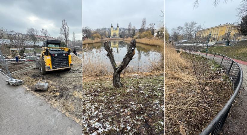 Meddig húzza még a Feneketlen-tó felújítását a városvezetés? Tarthatatlan, ami most van