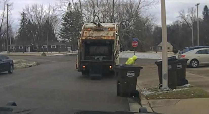 Megállt a kukásautó mögött a rendőr, soha nem felejti el, ami ezután jött - videó