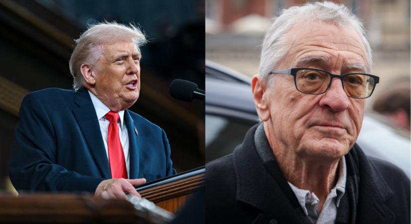Donald Trump: Robert De Niro egy tébolyodott ember rendkívül alacsony IQ-val