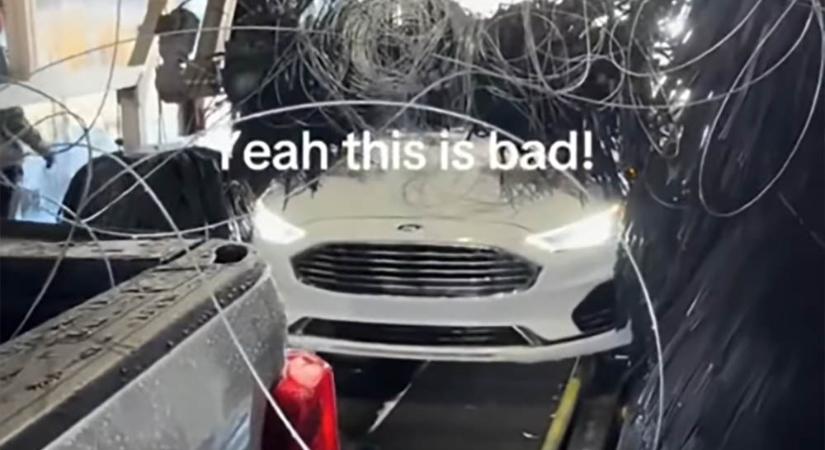 Platón hagyott drót pusztított el egy autómosót