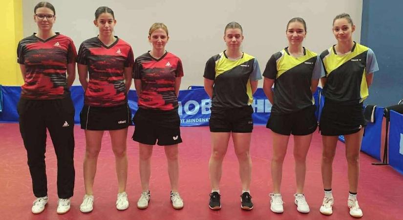 Debrecenben győztek a Kanizsa Sörgyár SE női asztaliteniszezői