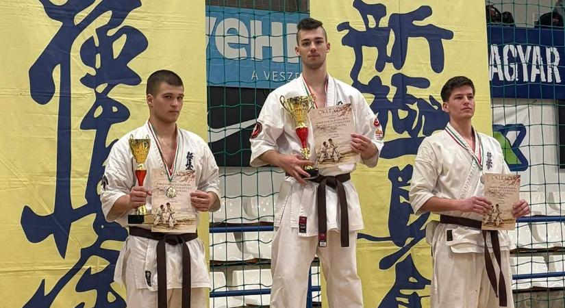 Ezüstérmet szerzett Kolláth Zétény a Kyokushin Karate Magyar Bajnokságon