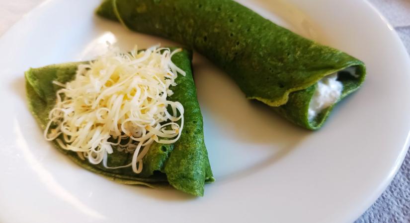Hétköznapi ínyencség: zöld palacsinta