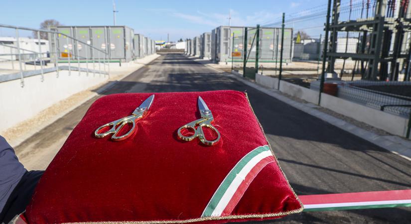 Az ország legnagyobb energiatárolója működik városunkban