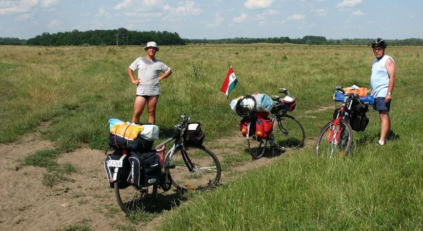 Végigkerekezte Magyarországot a szenior természetjáró